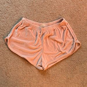 Brandy Melville Velour Shorts